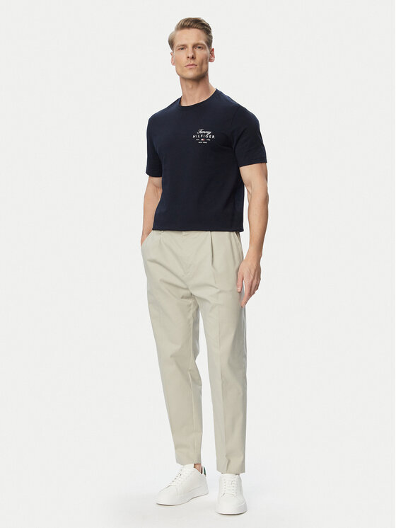 Tommy Hilfiger Tommy Hilfiger T-särk MW0MW43224 Tumesinine Regular Fit