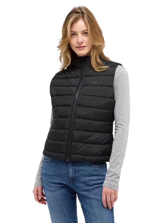 Mustang Mustang Gilet Style Roberta Nero Slim Fit