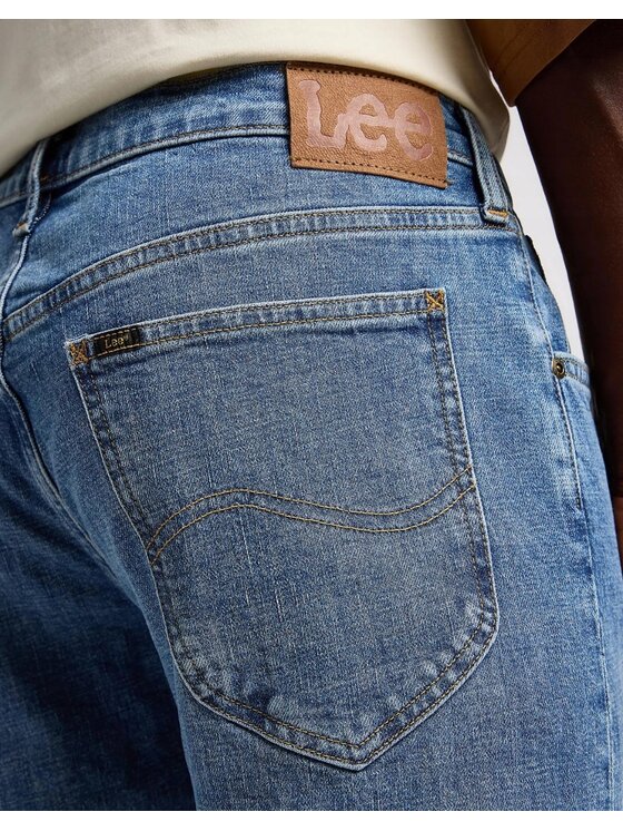Lee Lee Jeansy Daren Zip Fly Niebieski Regular Fit