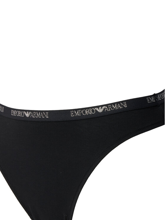 Emporio Armani Underwear Emporio Armani Underwear Súprava brazílskych nohavičiek EW000406 AF19024 MC005 Čierna