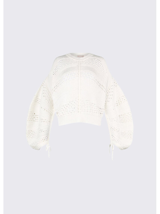 Liu Jo Liu Jo Maglione WA6419MA86R10701 Bianco Regular Fit