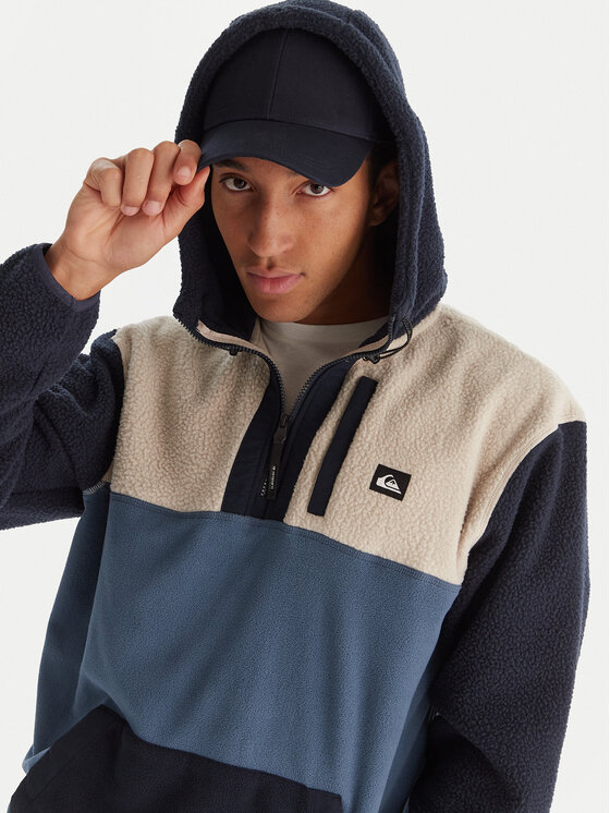 Quiksilver Quiksilver Flis Ocean View Mix Up EQYPF03073 Tamnoplava Comfort Fit