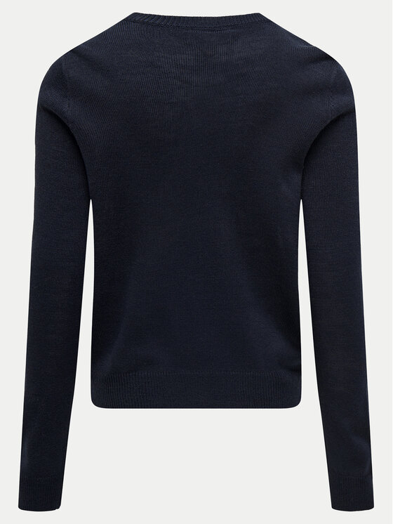 Kids ONLY Kids ONLY Sweter Xmas 15331289 Granatowy Relaxed Fit