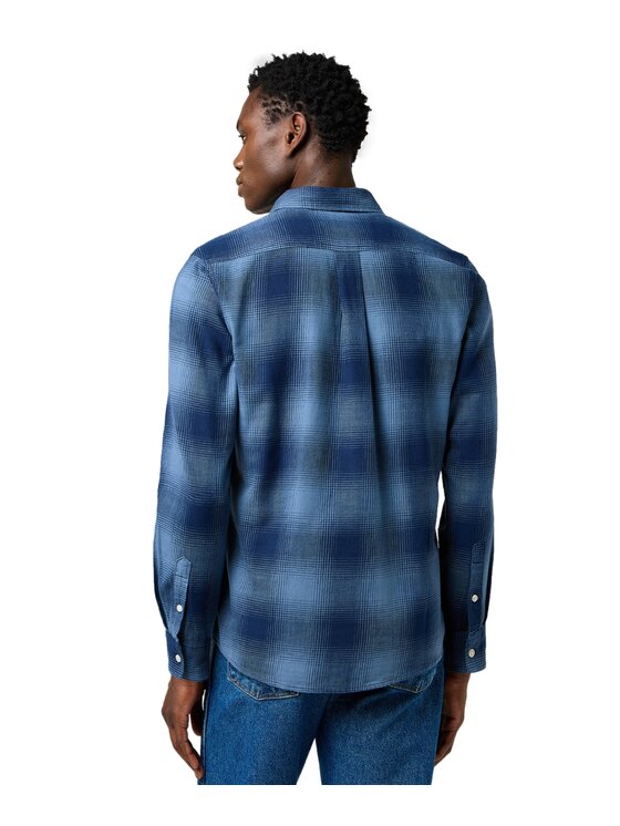Wrangler Wrangler Koszula 112371653 Niebieski