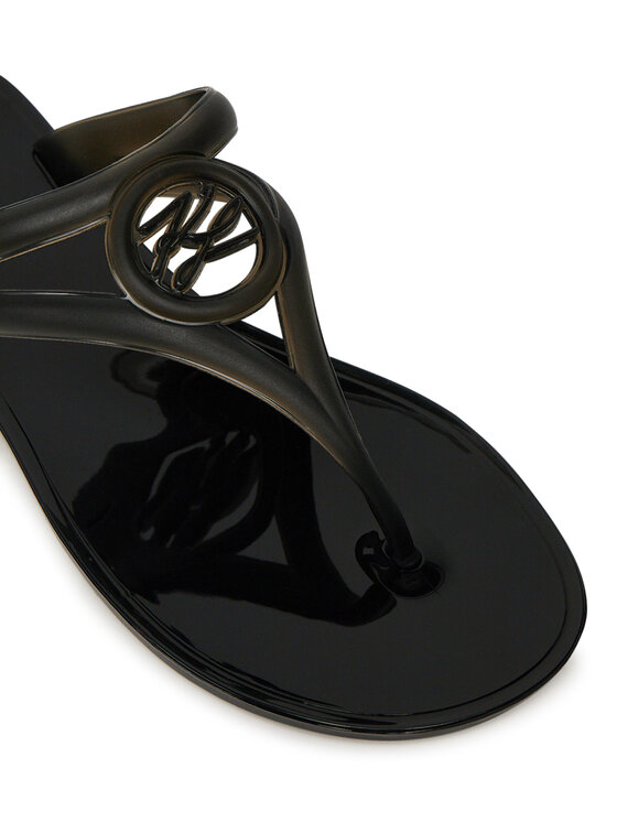 KARL LAGERFELD KARL LAGERFELD Japanke Jelly Thong KL80007A Crna
