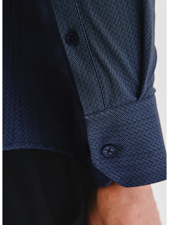 Pako Lorente Pako Lorente Koszula P25WF-1X-049 Granatowy Slim Fit