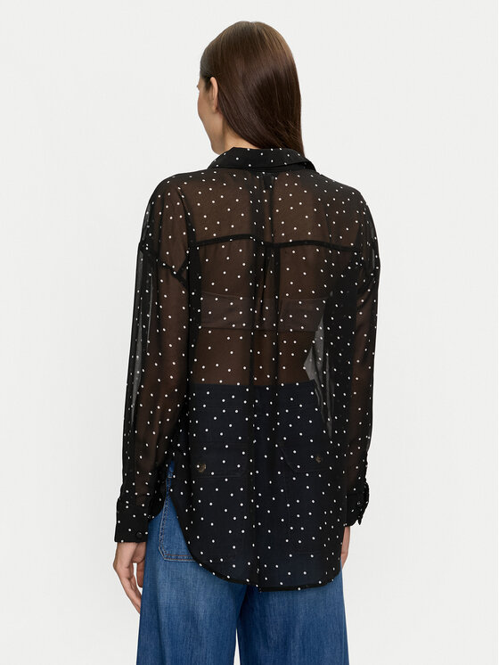 Brave Soul Brave Soul Camicia LSH-272DOTTIBLK Nero Regular Fit