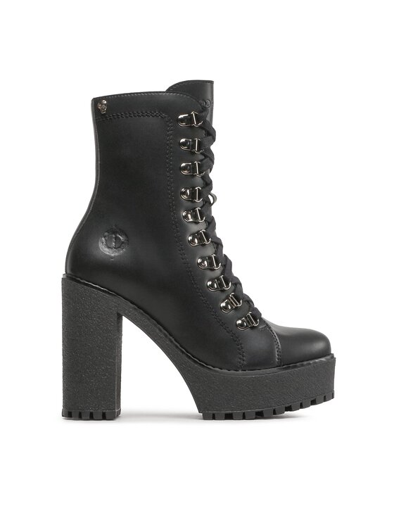 Botine Altercore Angelina Vegan Negru