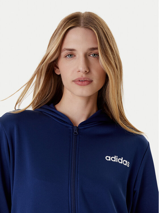 adidas adidas Tepláková súprava Essentials Linear JD2696 Tmavomodrá Slim Fit