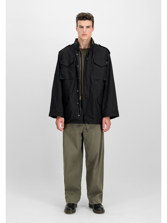 Alpha Industries Alpha Industries Outdoorová bunda AI.100103-03-L Čierna Regular Fit