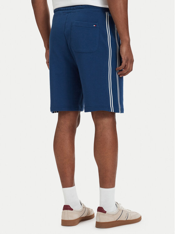 Tommy Hilfiger Tommy Hilfiger Szorty sportowe Crest Embroidery MW0MW42878 Niebieski Relaxed Fit