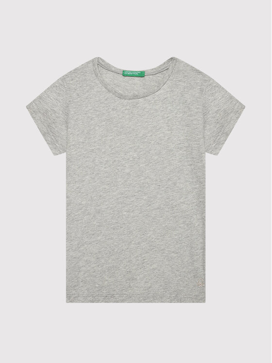 United Colors Of Benetton Тишърт 3I1XC13J1 Сив Regular Fit