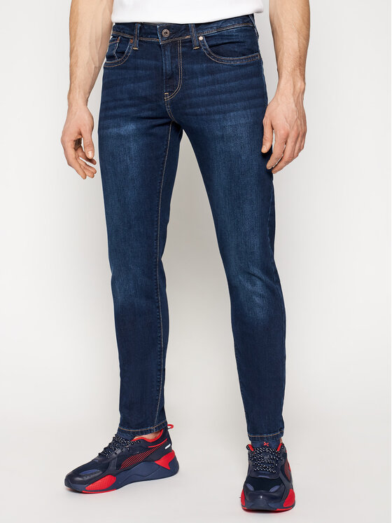 Pepe Jeans Džinsai Hatch PM200823 Tamsiai mėlyna Slim Fit • Modivo.lt