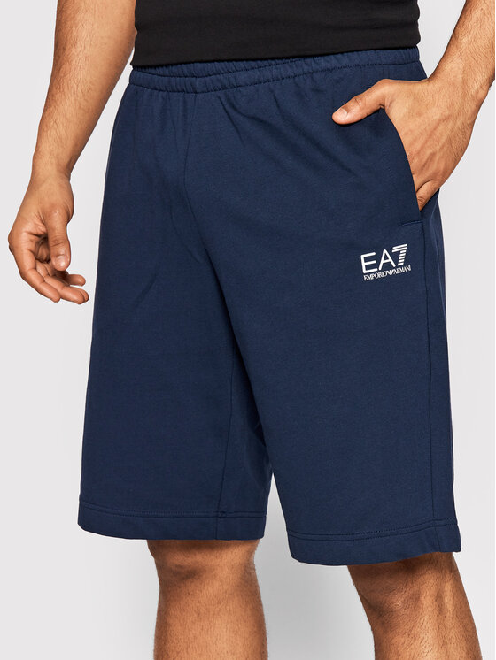 EA7 Emporio Armani EA7 Emporio Armani Pantaloncini sportivi 3LPS64 PJFGZ 1554 Blu scuro Regular Fit