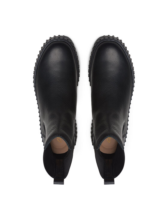 Clarks Clarks Μποτάκια με λάστιχο Torhill Maple 26173858 Μαύρο