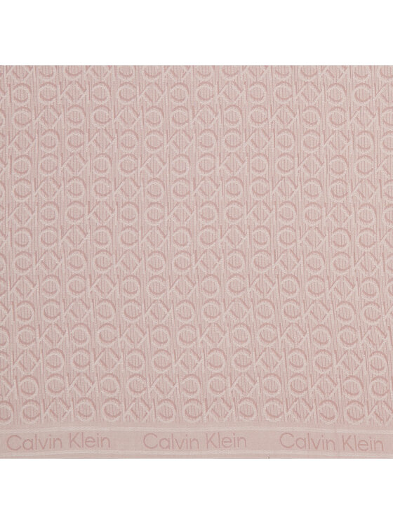 Calvin Klein Tuch Monogram Jacquard Scarf 130X130 K60K608779 Grau