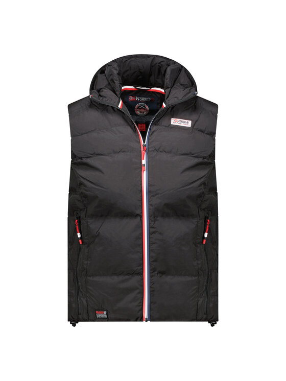 Geographical Norway Geographical Norway Kamizelka WZ6238H/GN-BLACK Czarny Reglan Fit