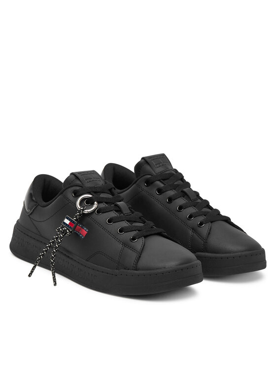 Tommy Jeans Tommy Jeans Tenisice Tjw Logo Sneaker EN0EN03129 Crna