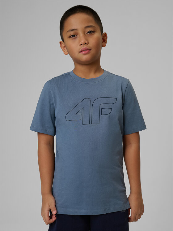 4F 4F T-Shirt 4FJRSS26TTSHM3599-32S Granatowy Regular Fit