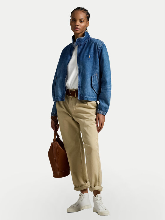 Polo Ralph Lauren Polo Ralph Lauren Džínsová bunda 211971227001 Modrá Relaxed Fit