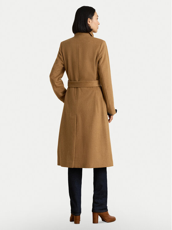 LAUREN RALPH LAUREN LAUREN RALPH LAUREN Вовняне пальто 297P23444001 Світло-коричневий Regular Fit