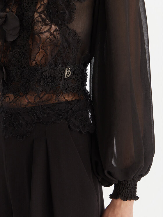 Babylon Babylon Блузка S00310 Чорний Regular Fit