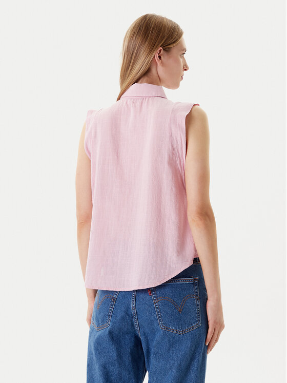 United Colors Of Benetton United Colors Of Benetton Camicia 5ONVDQ0C1 Rosa Regular Fit