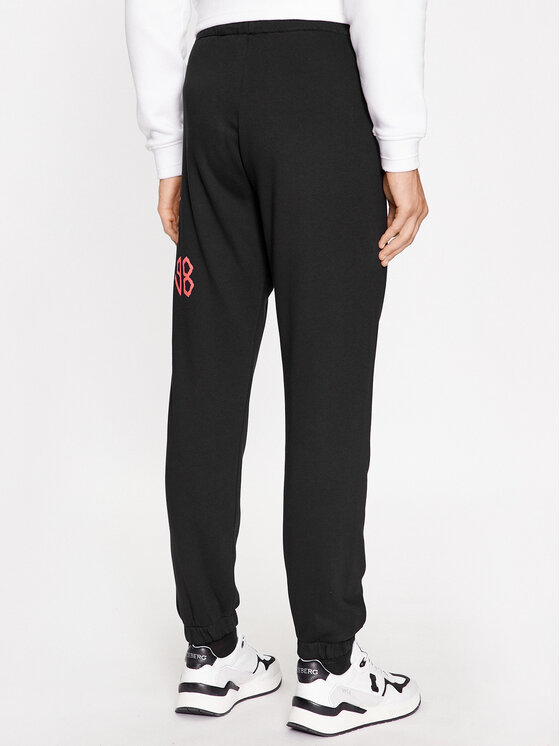 Just Cavalli Just Cavalli Sportinės kelnės 75OAAI01 Juoda Regular Fit