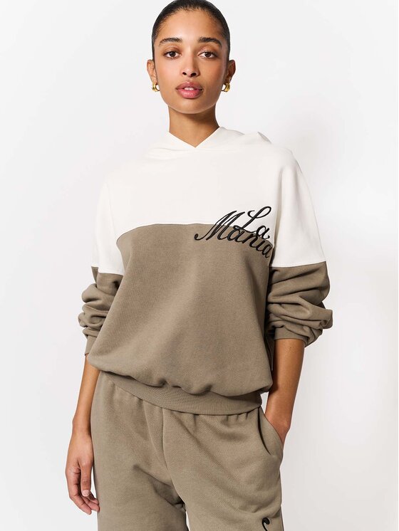 La Mania La Mania Mikina FLORIDA Khaki Active Fit