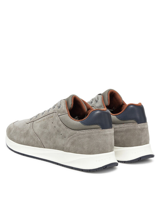 Tommy Hilfiger Tommy Hilfiger Sneakersy Premium Suede Hybrid FM0FM05690 Szary