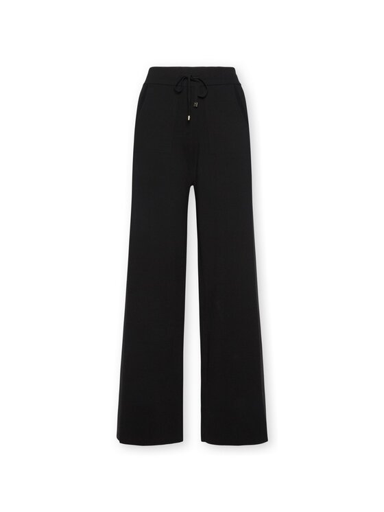 Elena Mirò Elena Mirò Spodnie materiałowe P6041000004N033 Czarny Flare Fit