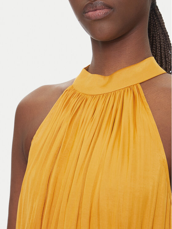 Morgan Morgan Rochie cocktail 222-RAMAGE Galben Regular Fit