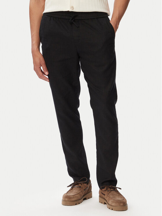 Tommy Hilfiger Pantaloni chino Harlem MW0MW42336 Negru Regular Fit