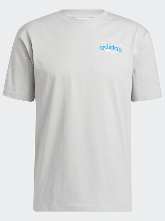 adidas adidas T-Shirt Athletic Club HI2971 Szary Regular Fit