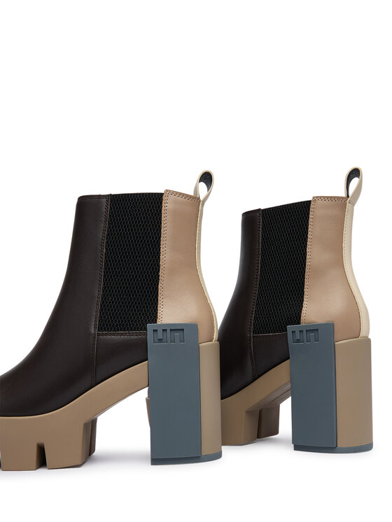 United Nude United Nude Ботильйони Grip Chelsea Mid V 1103316116 Темно-коричневий