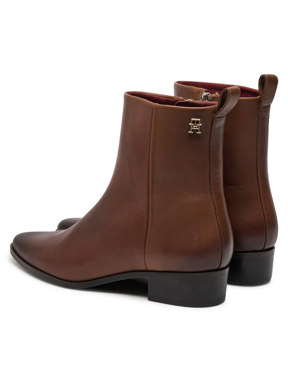 Tommy Hilfiger Tommy Hilfiger Ботильйони FW0FW08103 Коричневий