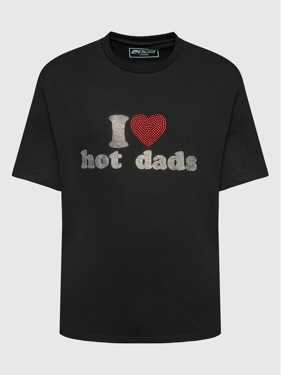 2005 2005 T-Shirt Unisex Hot Dads Černá Regular Fit