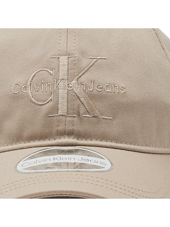 Calvin Klein Jeans Calvin Klein Jeans Kepurė su snapeliu Monogram K60K606624 Smėlio