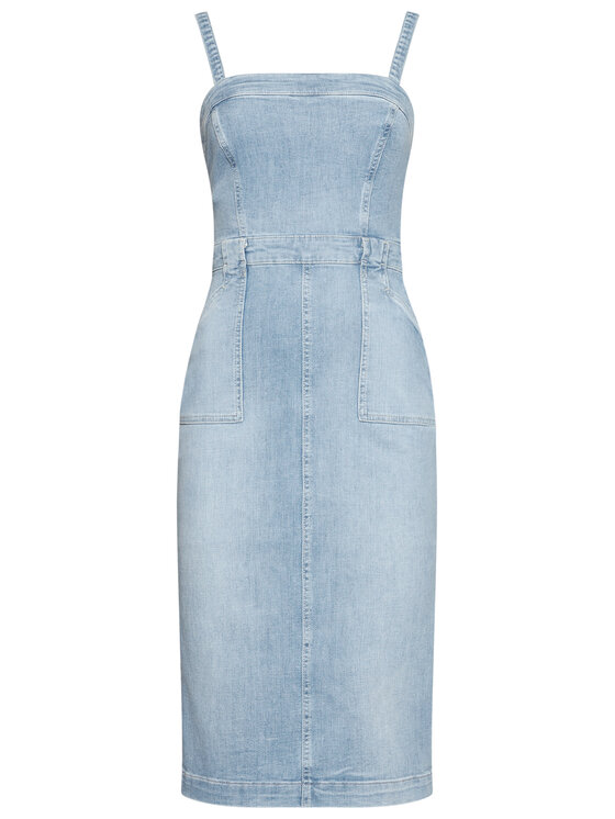 Guess Guess Teksakleit Foulard W1GK19 D3ZT7 Sinine Slim Fit