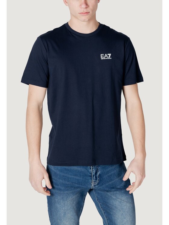 EA7 Emporio Armani EA7 Emporio Armani T-Shirt 7M000567 AF10375 Niebieski Casual Fit