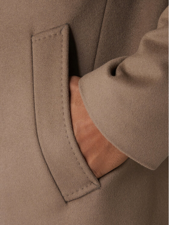 JOOP! JOOP! Vlněný kabát 17 JC-21Maron 30044311 Khaki Regular Fit