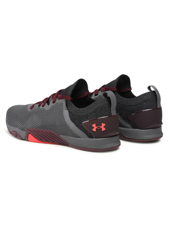 Under Armour UA TriBase Reign 3 Mens good Athletic Shoes Gray /Sz 9/ 3023698-101