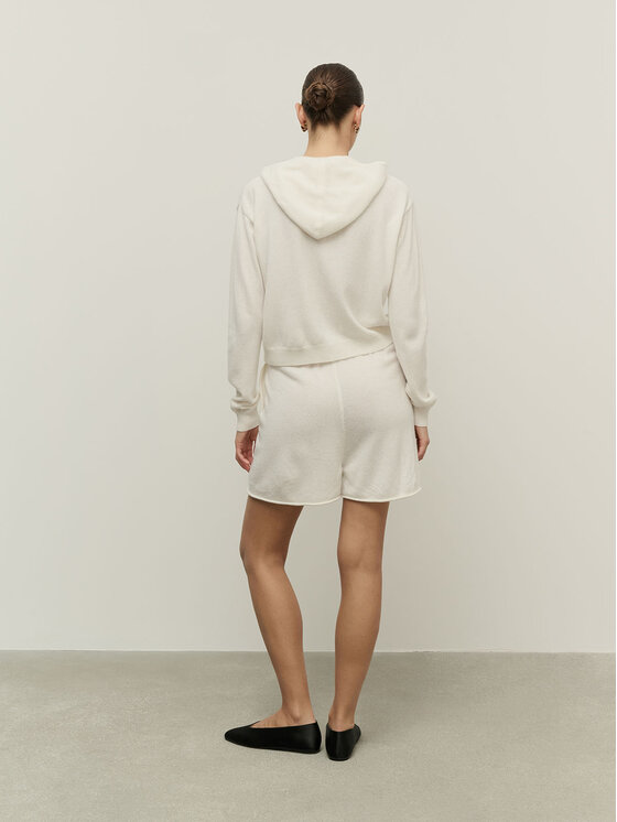 La Mania La Mania Pantaloncini sportivi CALMO Bianco Classic Fit