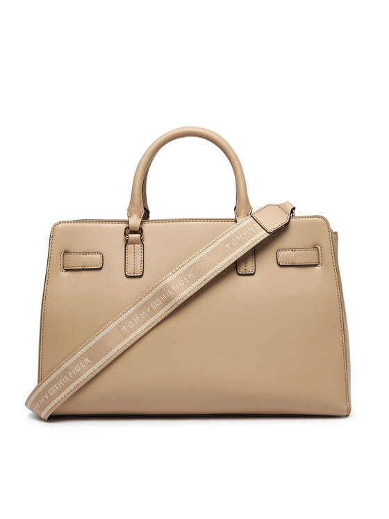Tommy Hilfiger Tommy Hilfiger Táska Th Joy Satchel AW0AW19067 Bézs