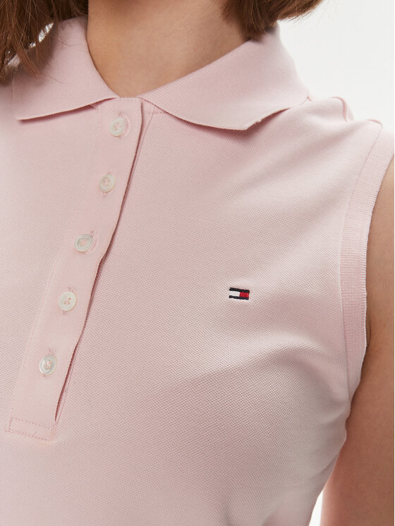 Tommy Hilfiger Tommy Hilfiger Polo 1985 WW0WW41794 Ροζ Slim Fit