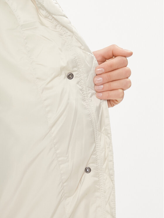 Tommy Jeans Tommy Jeans Зимова куртка Ovr Satin DW0DW16586 Écru Regular Fit