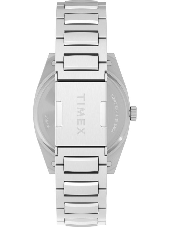 Timex Timex Zegarek TW2Y18300 Srebrny