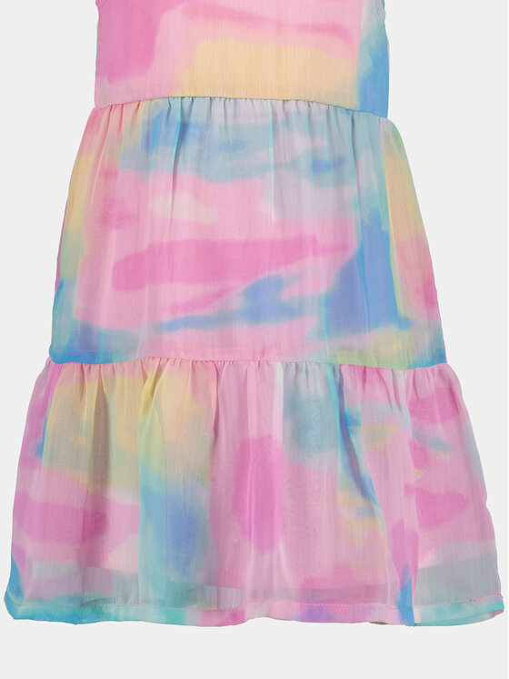 Blue Seven Blue Seven Poletna obleka 734129 X Pisana Regular Fit