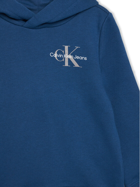 Calvin Klein Jeans Calvin Klein Jeans Bluza Small Monogram IU0IU00266 M Niebieski Regular Fit