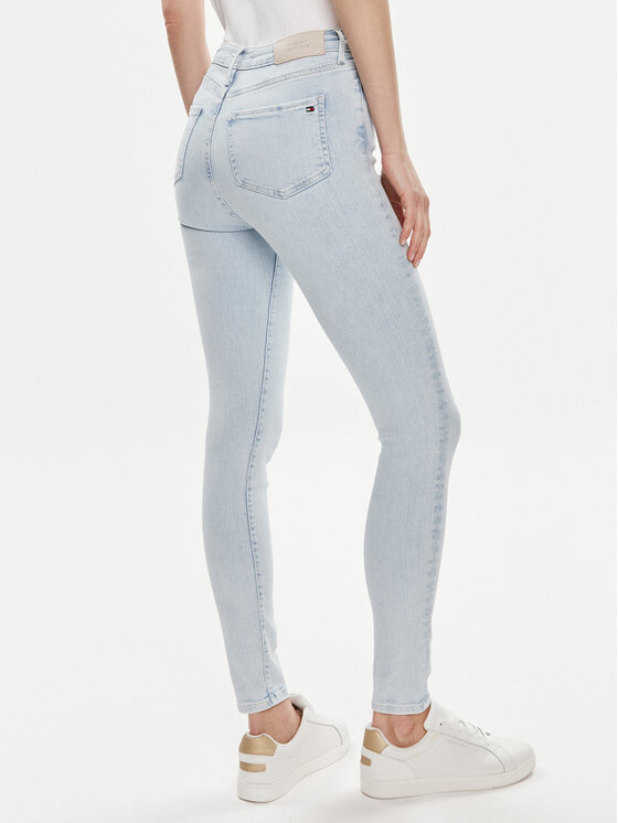 Tommy Hilfiger Tommy Hilfiger Traperice Harlem WW0WW41311 Svijetloplava Skinny Fit